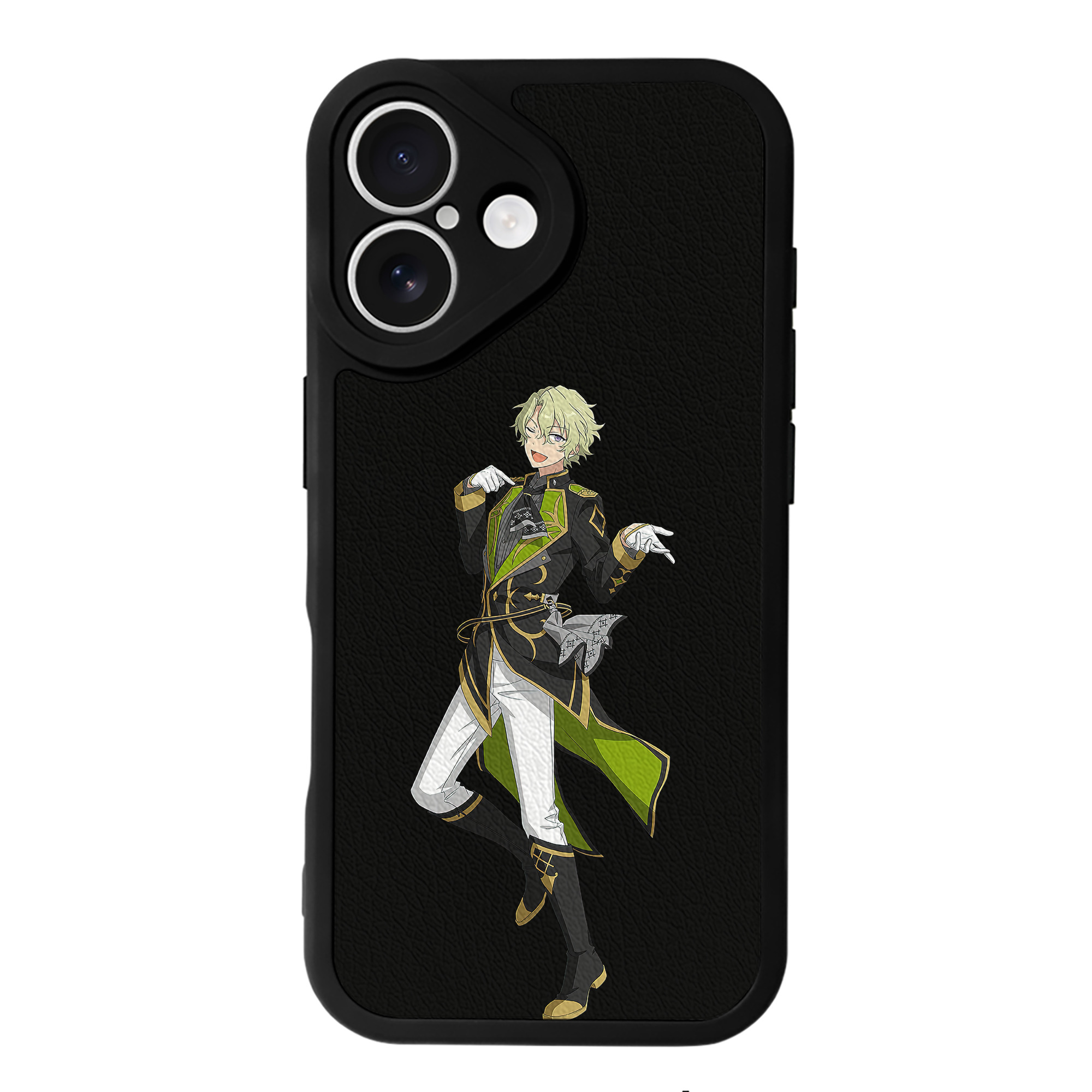 （画像用） あんさんぶるスターズ! Ensemble Stars 【iPhone 16シリーズ対応】シリコンスマホケース（レザー調） 材質：シリコン